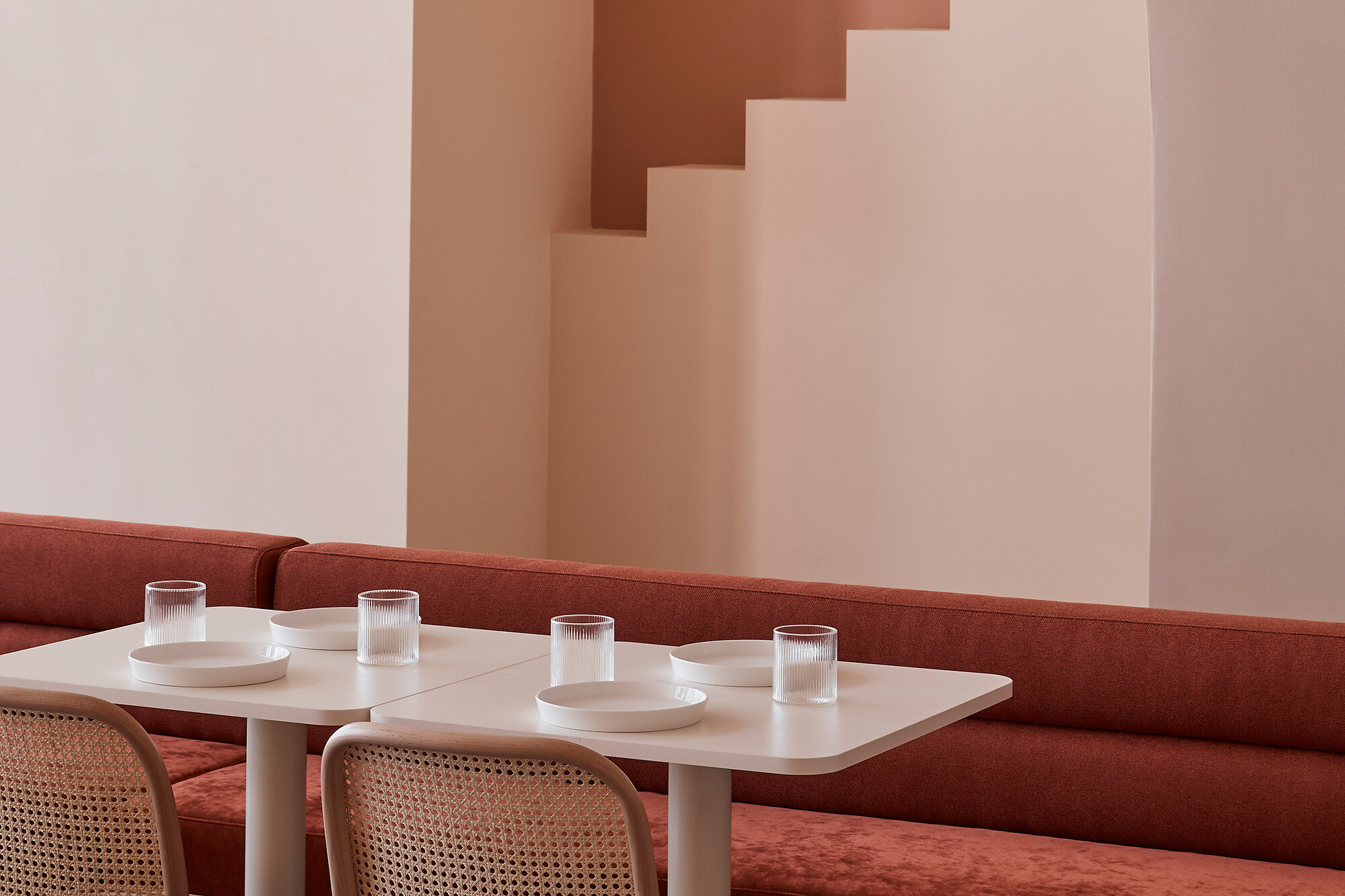 Interior photograph of The Budapest Café by Derek Swalwell